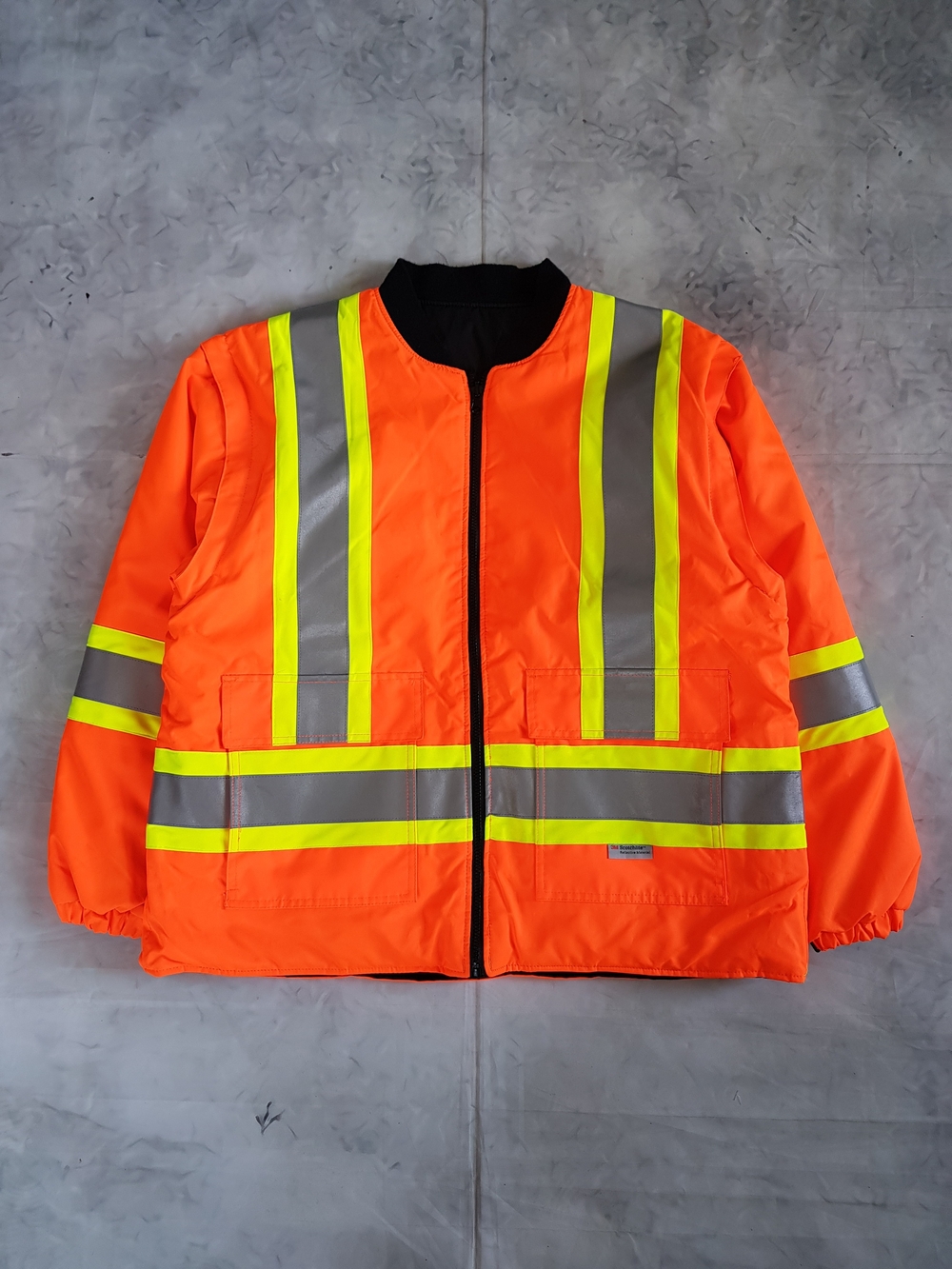 PIONEER STORM MASTER Safety Shell Bomber Work Jacket Class 2 Level 2 REVERSIBLE